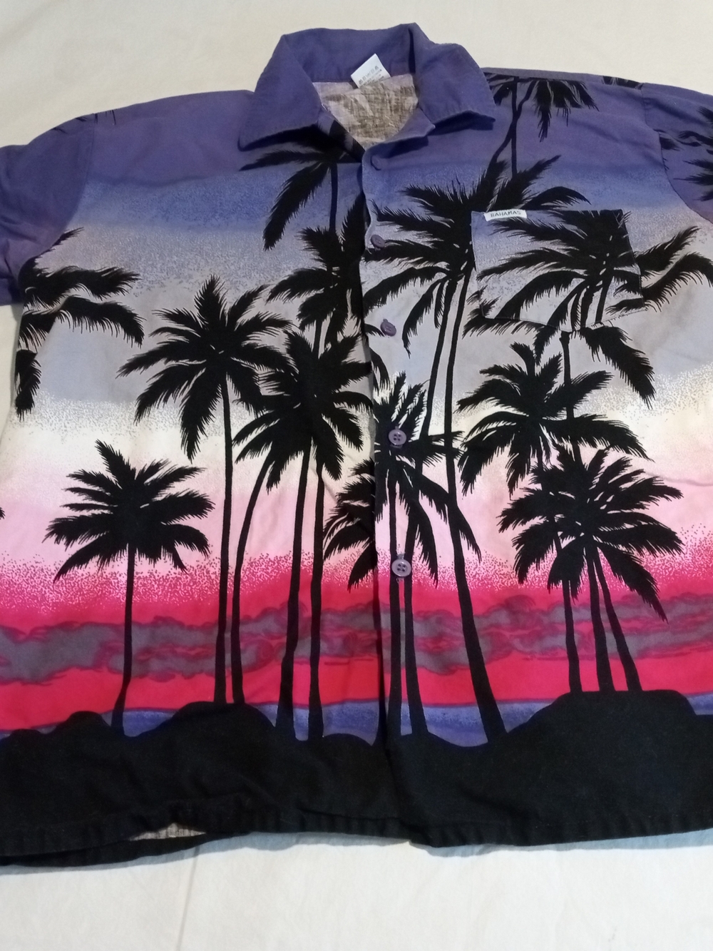 Vintage Dorset Tee's Bahama Palm Trees Multiple Color Shirt Men's XL
